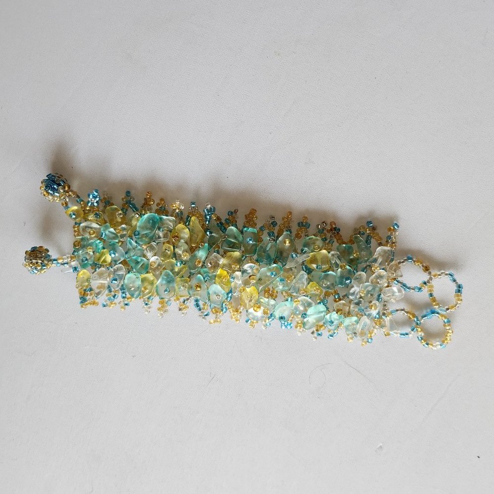 Handmade Glass Beaded Bracelet